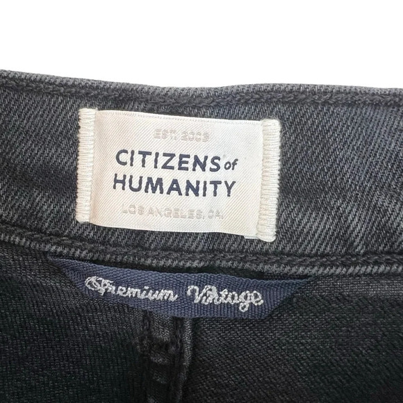 Citizens of Humanity Jolene High Rise Straight Leg Jeans Hush Hush 27 NWT Grunge - Picture 3 of 7